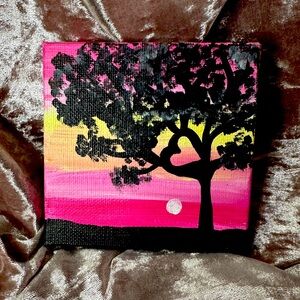 Small Magnetic Tree Painting
